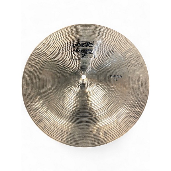 Used 2010 Paiste 16in Twenty China Cymbal