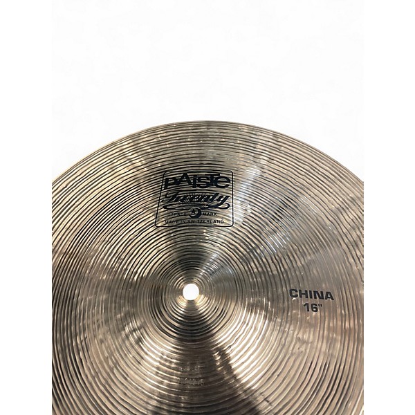 Used 2010 Paiste 16in Twenty China Cymbal