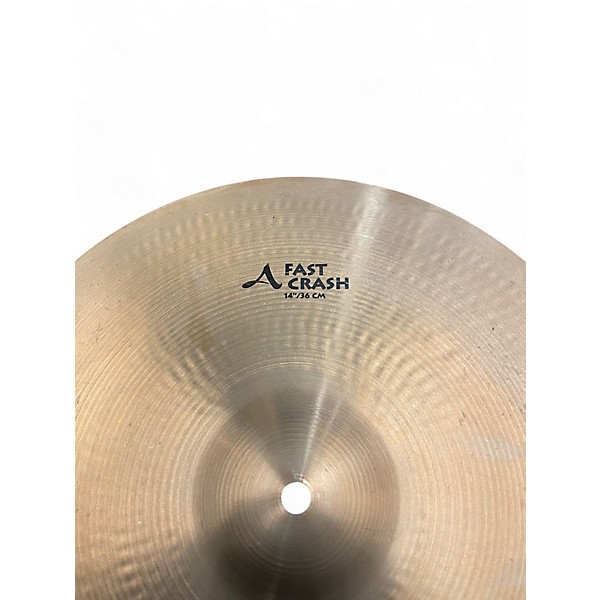 Used 2010 Zildjian 14in A Custom Fast Crash Cymbal