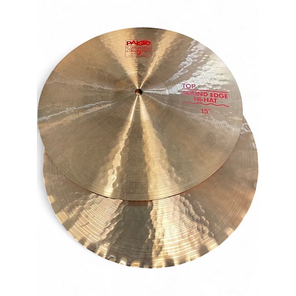 Used 2010 Paiste 15in 215" SOUND EDGE HI HATS Cymbal