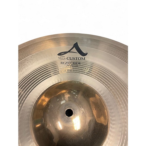 Used 2010s Zildjian 21in A Custom Rezo Ride Cymbal
