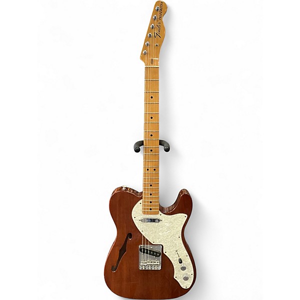 Used Fender 1969 NOS Thinline Telecaster Mahogany Hollow Body Electric Guitar