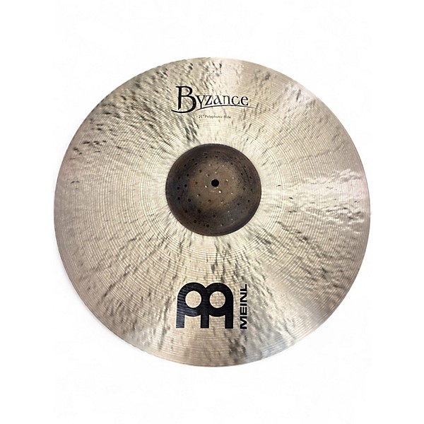 Used MEINL 21in POLYPHONIC Ride Cymbal