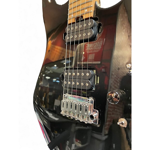 Used Charvel Pro-Mod DK24 HH 2PT CM Black Solid Body Electric Guitar