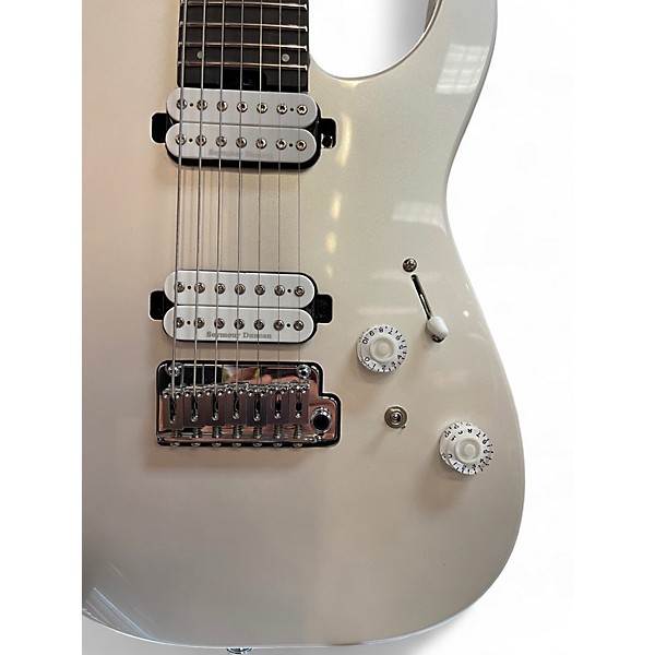 Used Charvel Pro-Mod Plus DK24-7 HH 2PT EB 7-String Pearl White Solid Body Electric Guitar