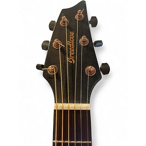 Used Breedlove Rainforest S Concert Trans Black Acoustic Electric Guitar