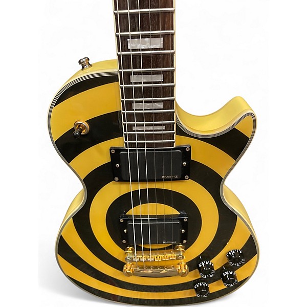 Used Epiphone Zakk Wylde Bullseye Les Paul Custom Plus Bullseye Solid Body Electric Guitar