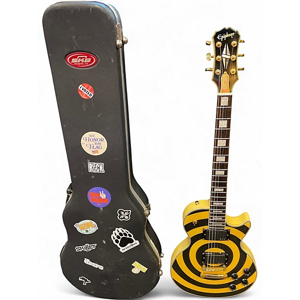 Used Epiphone Zakk Wylde Bullseye Les Paul Custom Plus Bullseye Solid Body Electric Guitar