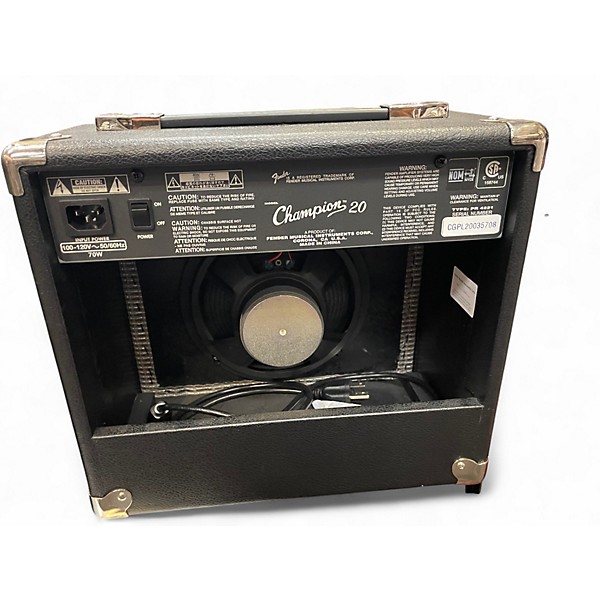 Used Fender Champion 20 Guitar Combo Amp