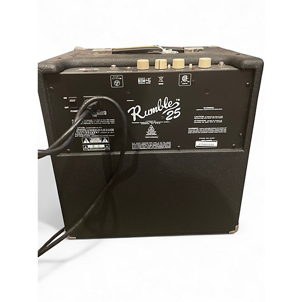 Used Fender Rumble 25 25W 1x10 Bass Combo Amp