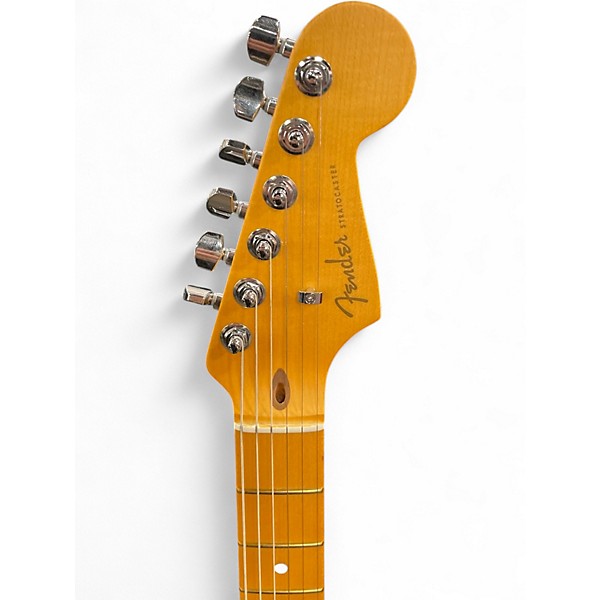 Used Fender American Ultra II Stratocaster White Solid Body Electric Guitar