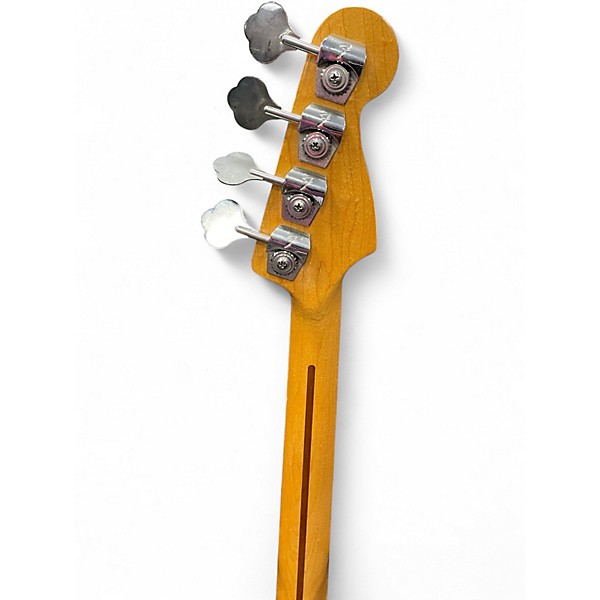 Vintage 1983 Fender American Standard Precision Bass Left Handed Black Electric Bass Guitar