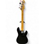 Vintage 1983 Fender American Standard Precision Bass Left Handed Black Electric Bass Guitar