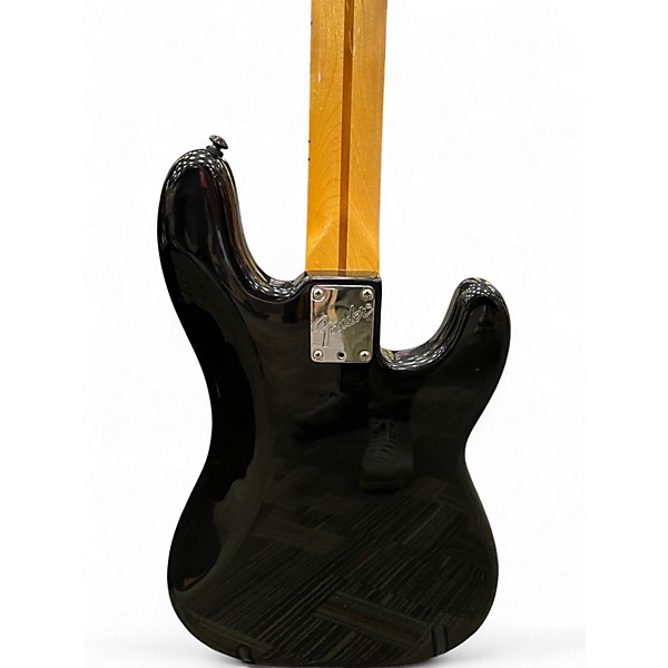 Vintage 1983 Fender American Standard Precision Bass Left Handed Black Electric Bass Guitar