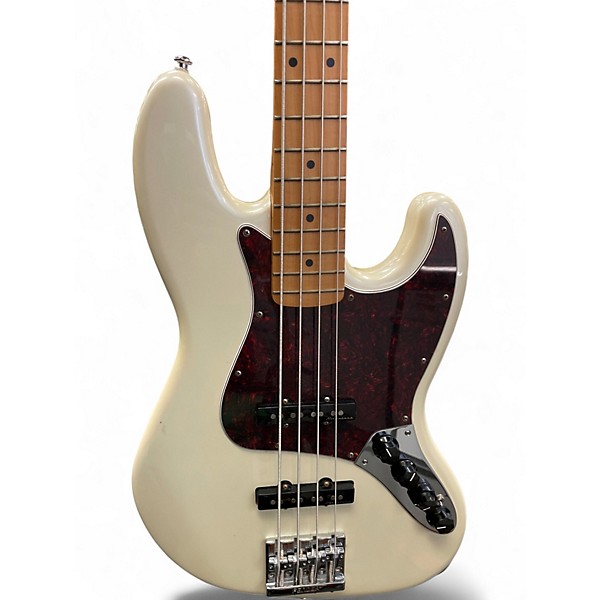 Used Fender Player Plus Active Jazz Bass Pearl White Electric Bass Guitar