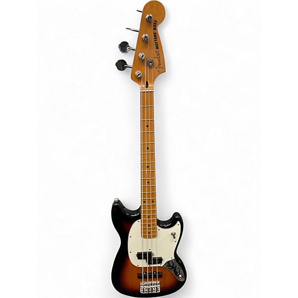 Used Fender Player II Mustang Bass PJ 2 Color Sunburst Electric Bass Guitar