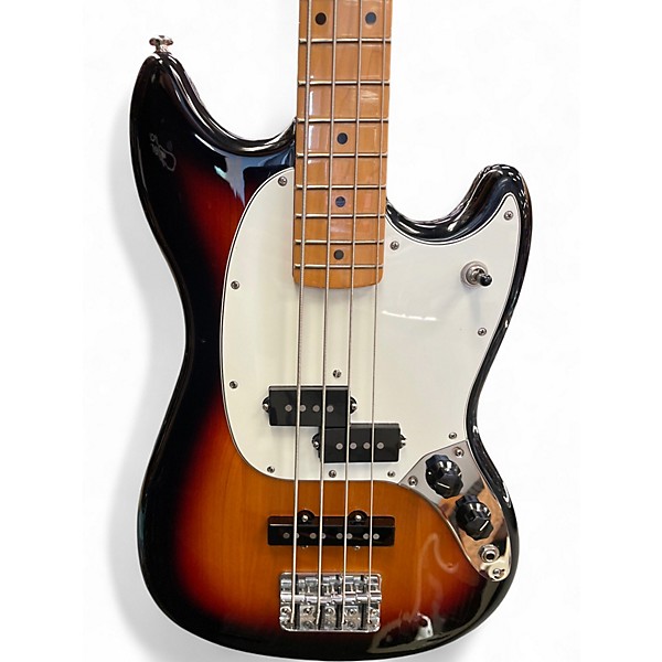 Used Fender Player II Mustang Bass PJ 2 Color Sunburst Electric Bass Guitar