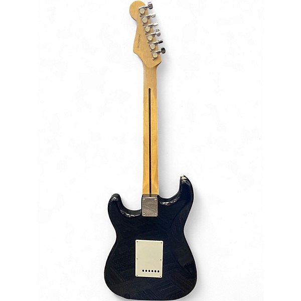 Used Squier Standard Stratocaster Black Solid Body Electric Guitar