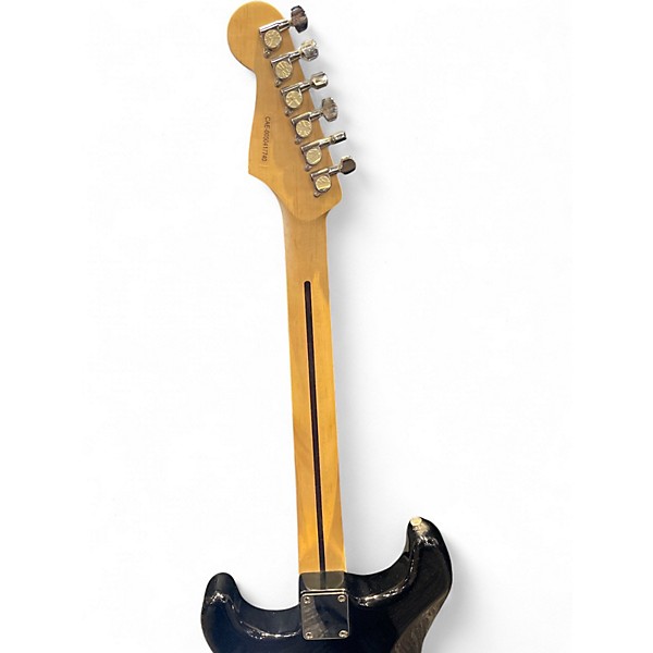 Used Squier Standard Stratocaster Black Solid Body Electric Guitar