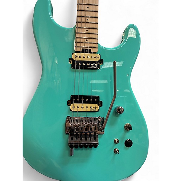 Used Fu-tone FU PRO Blue Solid Body Electric Guitar