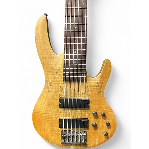 Used ESP LTD B206SM 6 String Natural Electric Bass Guitar