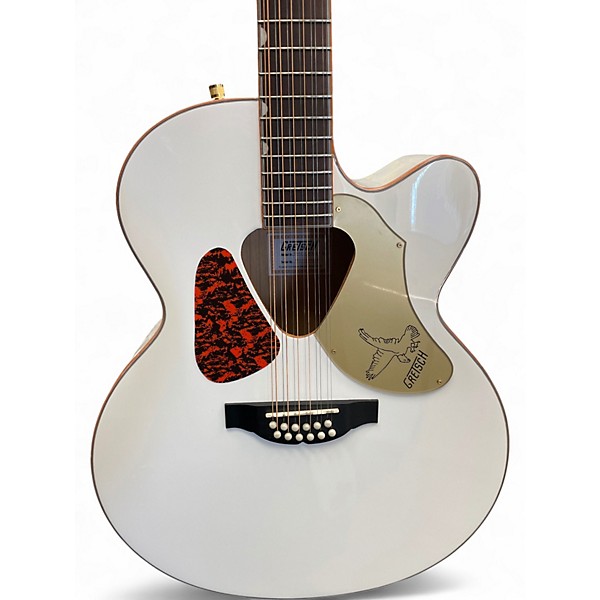 Used Gretsch Guitars G5022CWFE-12 Rancher Falcon White 12 String Acoustic Electric Guitar