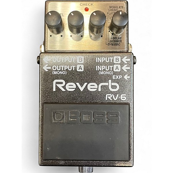 Used BOSS RV6 Digital Reverb Effect Pedal