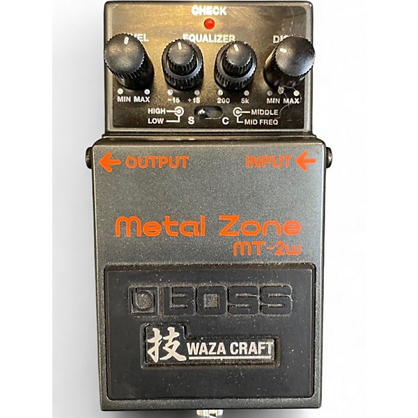 Used BOSS MT2W Metal Zone Waza Craft Effect Pedal