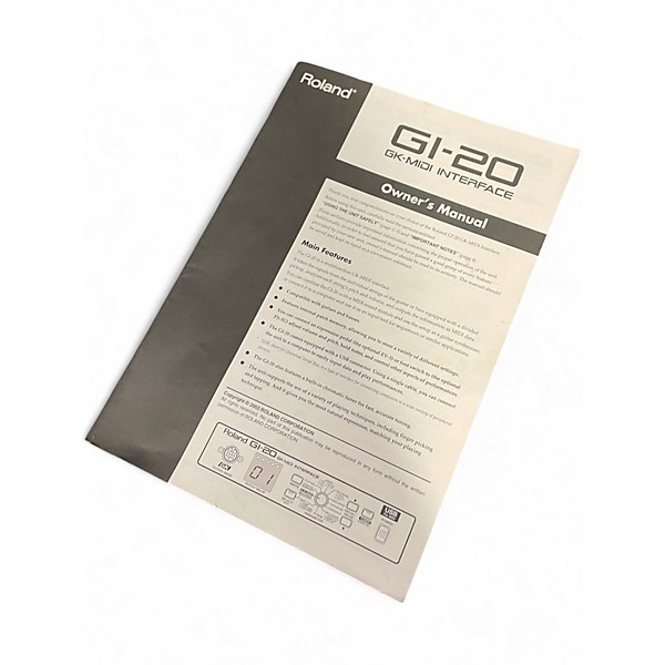 Used Roland GI-20 GK MIDI INTERFACE