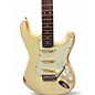 Used Vintage Icon Series V6 Worn TV Yellow Solid Body Electric Guitar