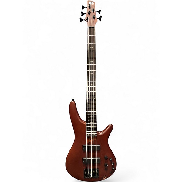 Used Ibanez SR505 5 String Walnut Electric Bass Guitar