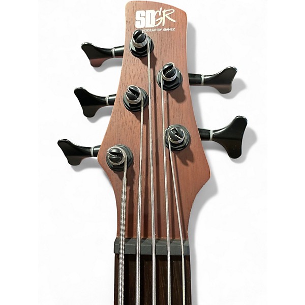 Used Ibanez SR505 5 String Walnut Electric Bass Guitar