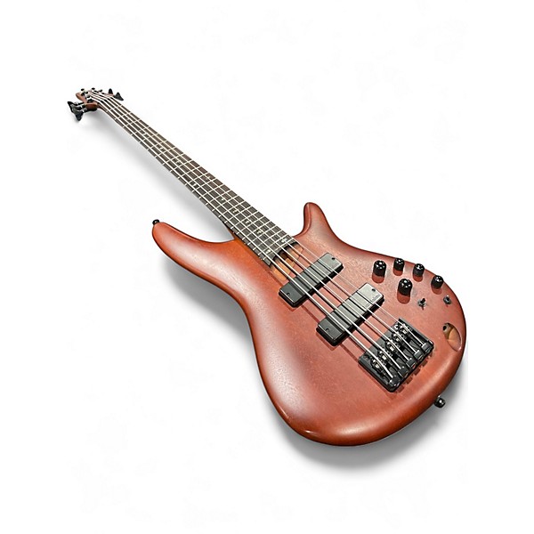 Used Ibanez SR505 5 String Walnut Electric Bass Guitar