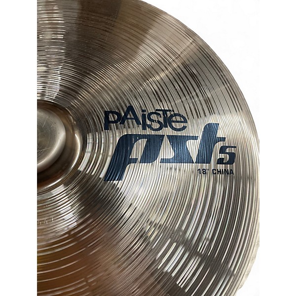 Used Paiste 18in PST5 CHINA Cymbal