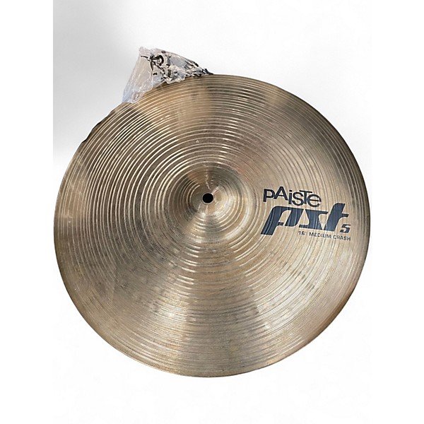 Used Paiste 16in PST5 MEDIUM CRASH Cymbal