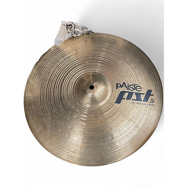 Used Paiste 16in PST5 MEDIUM CRASH Cymbal