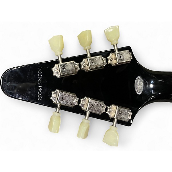 Used Epiphone FLYING V Ebony Solid Body Electric Guitar