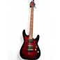 Used 2012 Schecter Guitar Research Demon 6 Black Cherry Solid Body Electric Guitar thumbnail