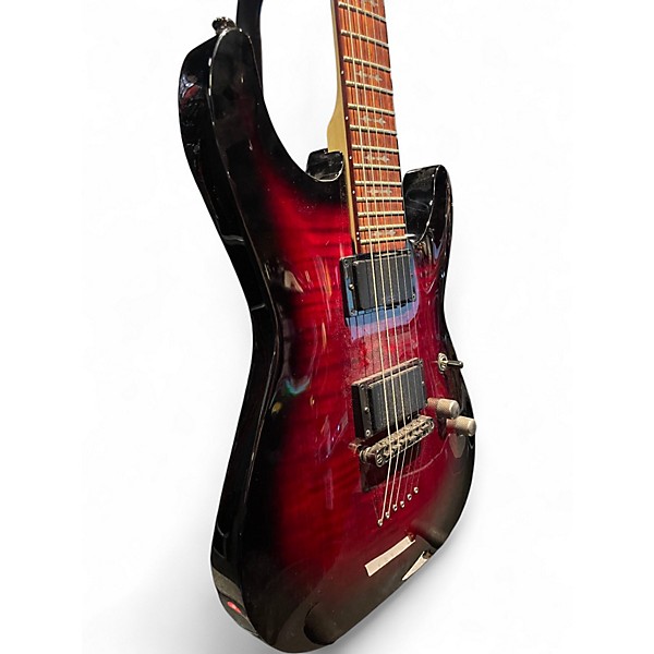 Used 2012 Schecter Guitar Research Demon 6 Black Cherry Solid Body Electric Guitar