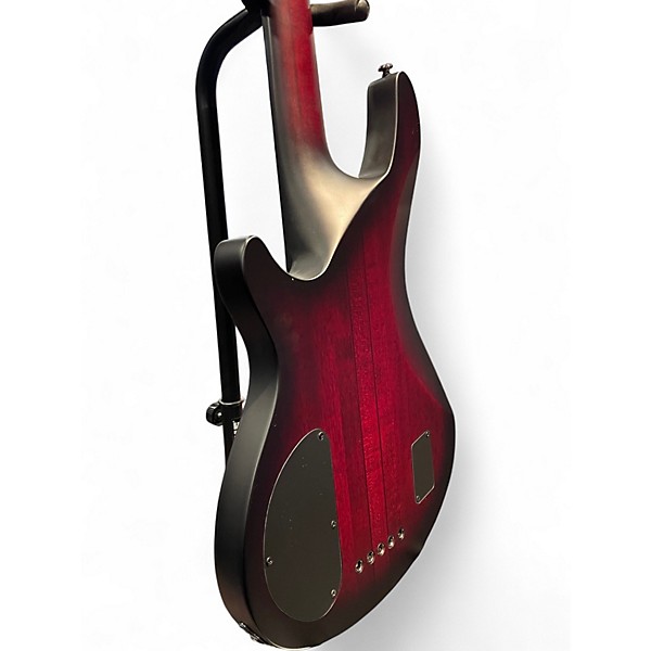 Used 2023 Schecter Guitar Research Hellraiser Extreme 5 String Black Cherry Electric Bass Guitar