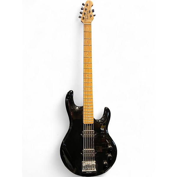 Used Ernie Ball Music Man Silhouette Bass Black Solid Body Electric Guitar