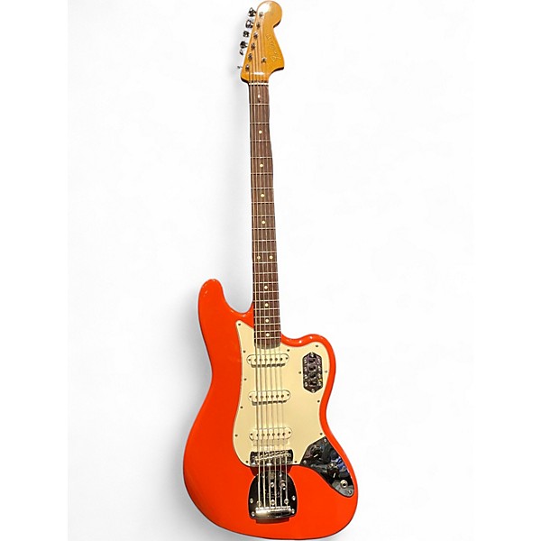 Used 2023 Fender Vintera 60s Bass VI Fiesta Red Solid Body Electric Guitar