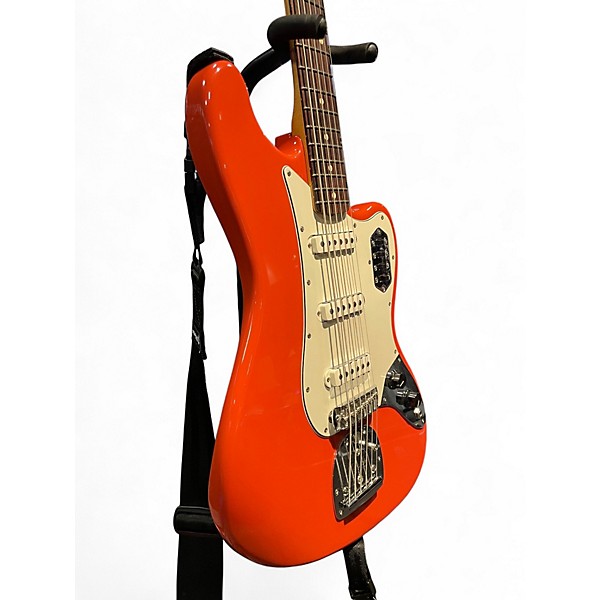 Used 2023 Fender Vintera 60s Bass VI Fiesta Red Solid Body Electric Guitar