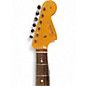 Used 2023 Fender Vintera 60s Bass VI Fiesta Red Solid Body Electric Guitar