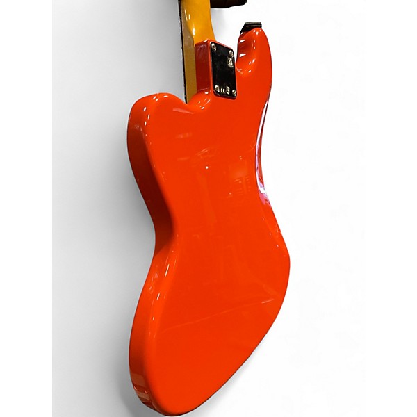 Used 2023 Fender Vintera 60s Bass VI Fiesta Red Solid Body Electric Guitar
