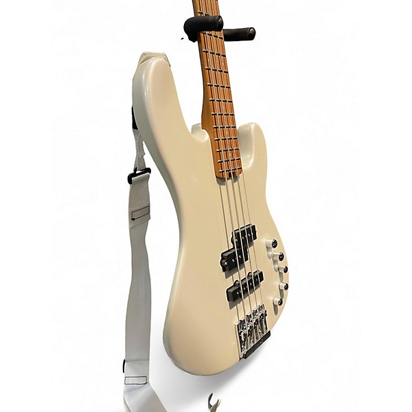 Used 2022 Charvel Pro-Mod San Dimas® Bass PJ IV Pearl White Electric Bass Guitar