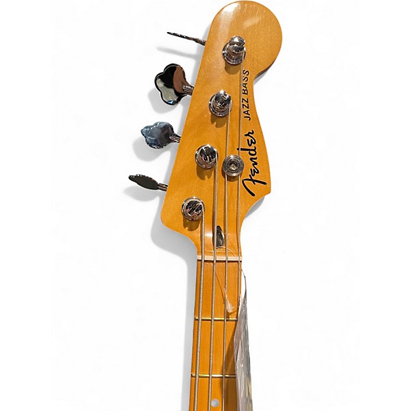 Used Fender Player Plus Active Jazz Bass Olympic Pearl Electric Bass Guitar