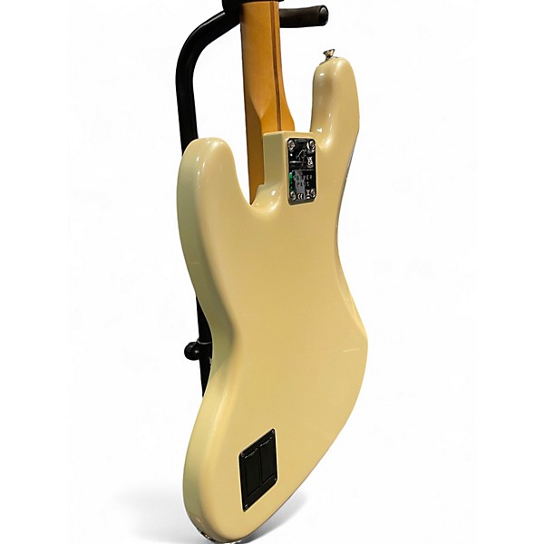 Used Fender Player Plus Active Jazz Bass Olympic Pearl Electric Bass Guitar