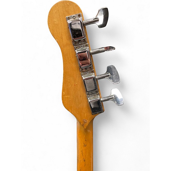 Used Kalamazoo Double Cut Red Electric Bass Guitar