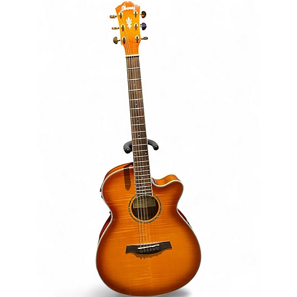 Used Ibanez AEG20II Vintage Sunburst Acoustic Electric Guitar